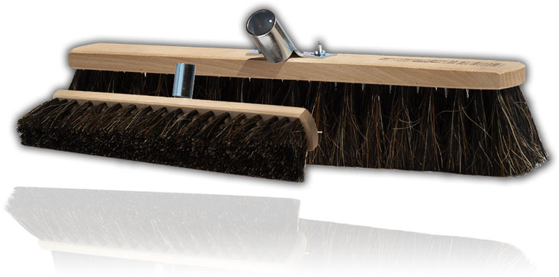 Sweeping brush mixed fibre with broom handle
