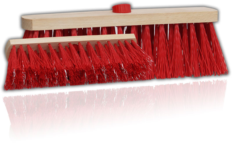 Street sweeping brush, nylon, EKO, with screw bracket