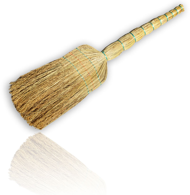Broom broom corn 3x sewn without handle