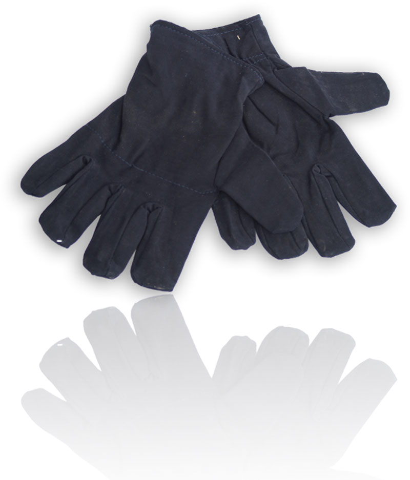 Denim gloves