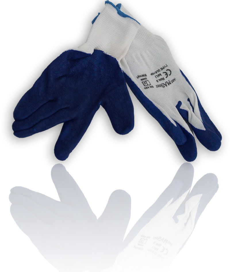 Coated gloves NYLON-LATEX